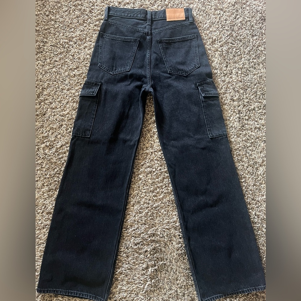 Denim Forum High Rise Cargo - Picture 6 of 7
